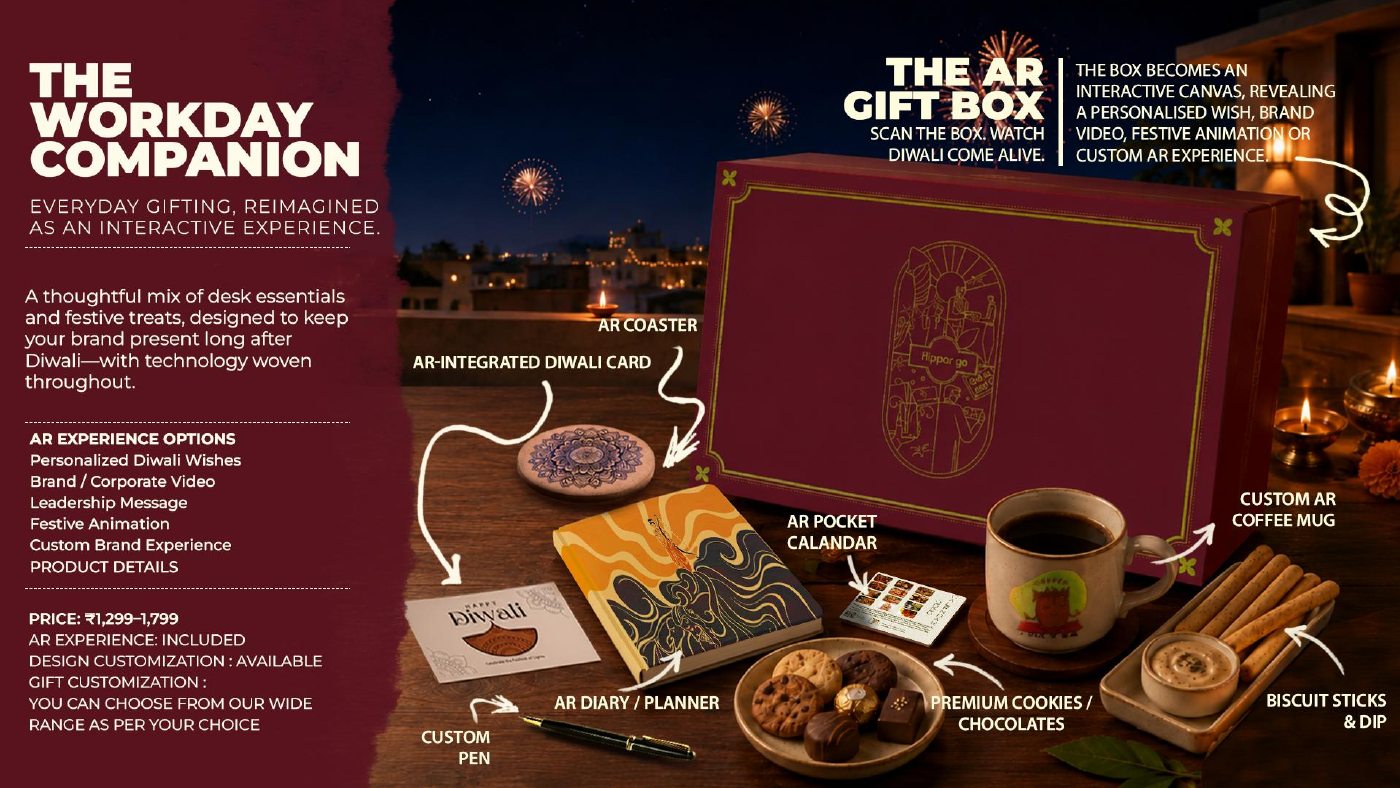 Workday Companion box with office essentials and AR products